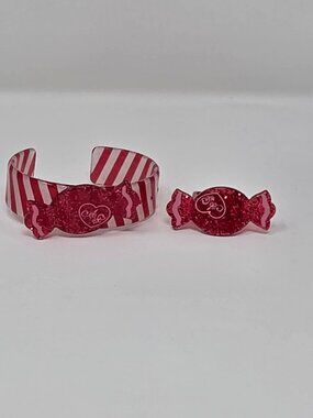 Angelic Pretty Milky Candy Bangle & Ring set